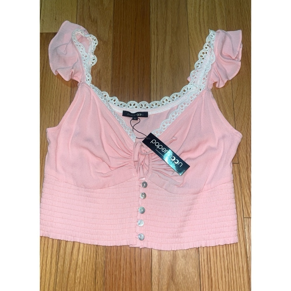 Pink Lace Top